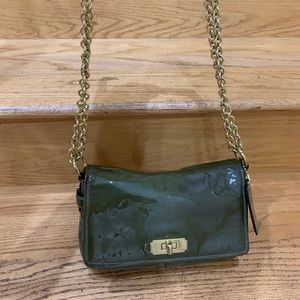 COACH Green Patent Leather Purse